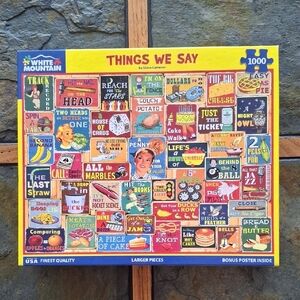 White Mountain Things We Say Puzzle